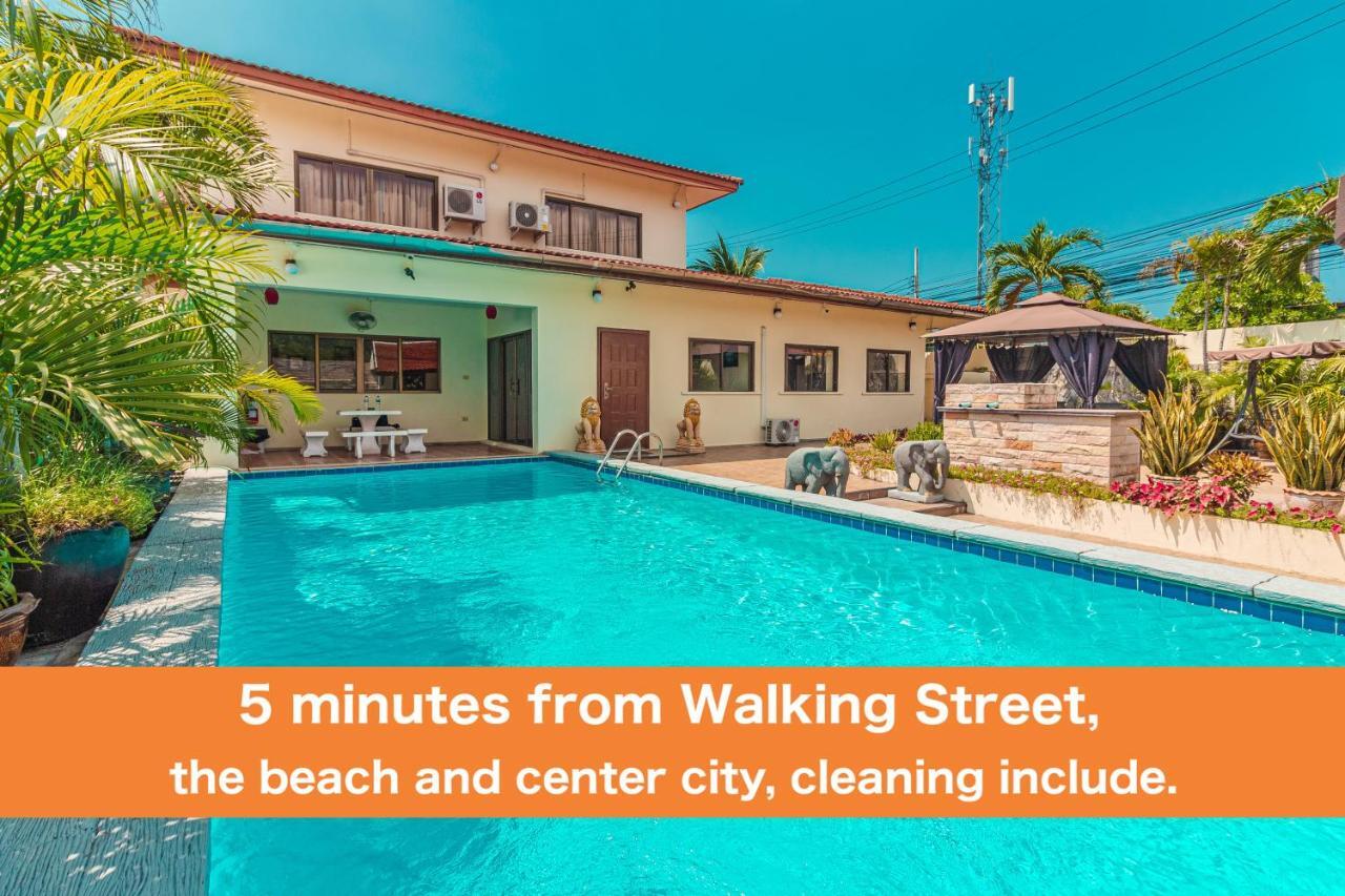 Viewbor Villa - Pattaya Holiday House Walking Street 4 Bedrooms エクステリア 写真